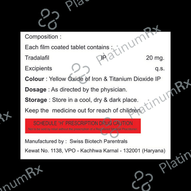 Sensor ON T 20 Tablet