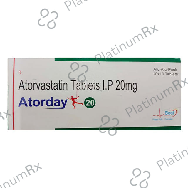Atorday 20mg Tablet 10s