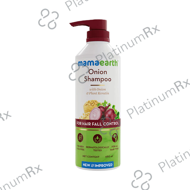 Mamaearth Onion Shampoo for Healthy Hair SLS & Paraben Free 650ml
