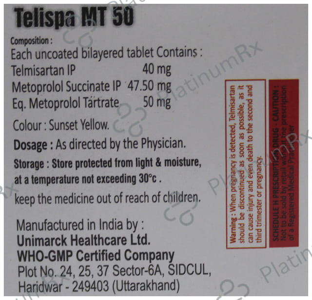 Telispa MT 50 Tablet