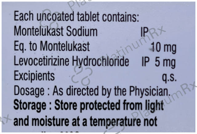 Tasmont 5/10mg LC Tablet 15s