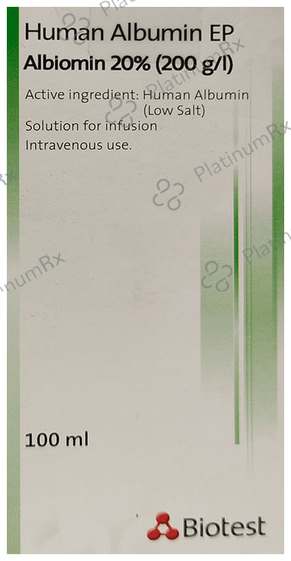 Albiomin 20% Infusion 100ml