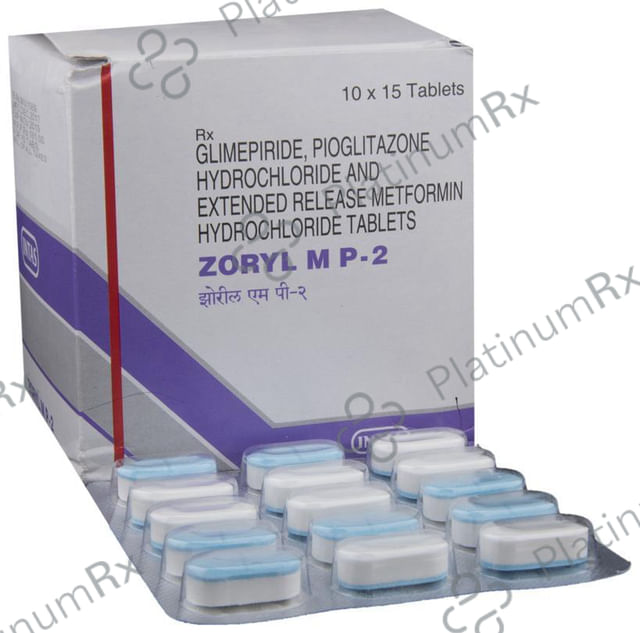 Zoryl MP 2 Tablet ER 10s