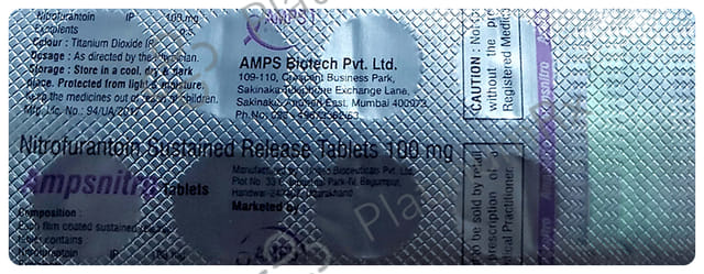 Ampsnitro 100mg Tablet SR 10s
