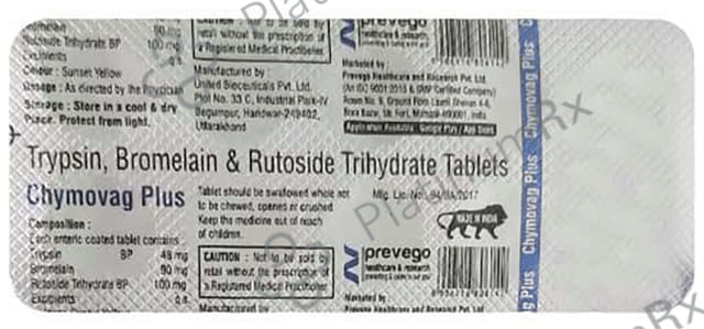 Chymovag Plus Tablet 10s