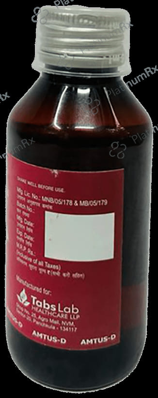 Amtus-D Syrup Sugar Free