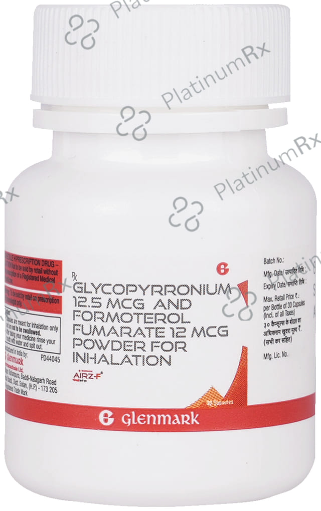 Airz F 12/12.5mcg Capsule 30s