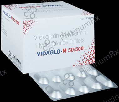 Vidaglo M 50/500mg Tablet 10s
