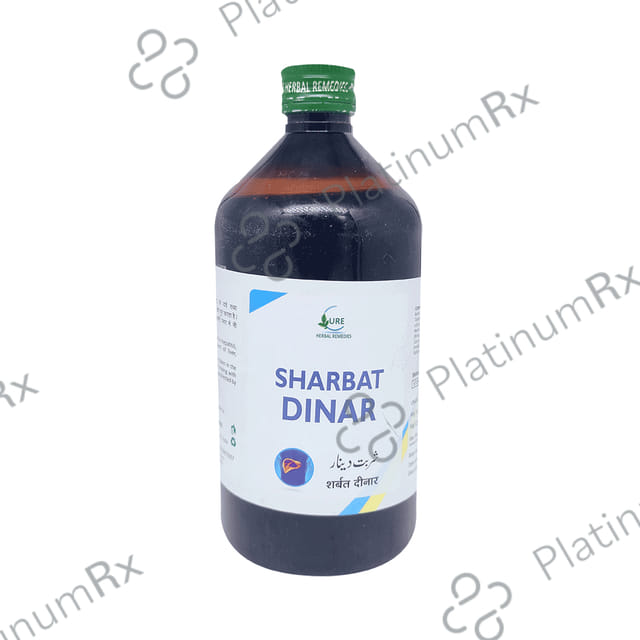 Cure Herbal Remedies Sharbat Dinar 200 ml