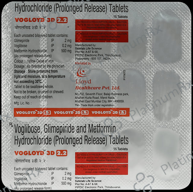 Vogloyd 3D Tablet PR 15s