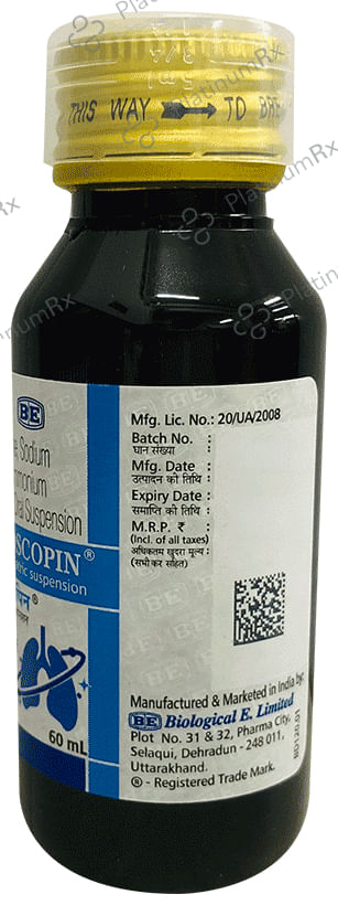 Coscopin Paed Oral Suspension 60ml