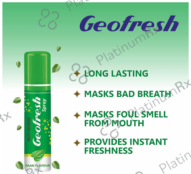 Leeford Geofresh Ayurvedic Mouth Freshner Spray Paan