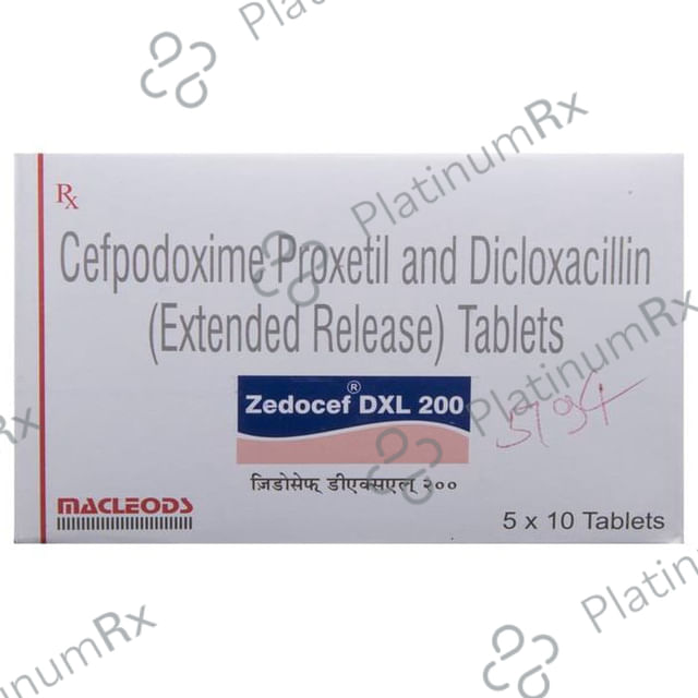 Zedocef DXL 200 Tablet XL 10s