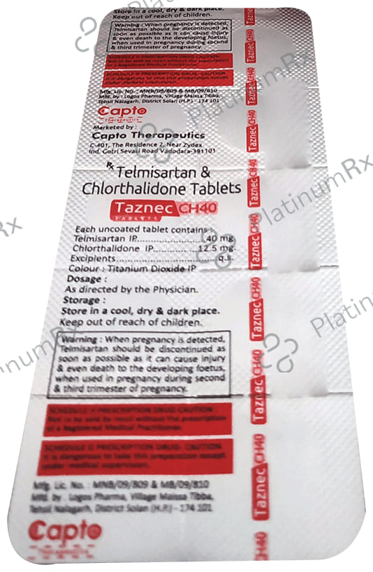 Taznec CH 40 Tablet