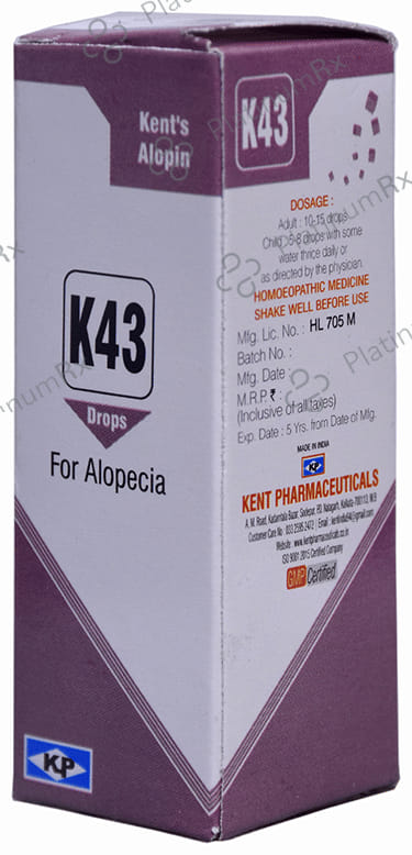 Kent's K43 Alopecia Oral Drops