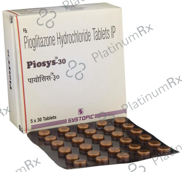 Piosys 30mg Tablet 30s