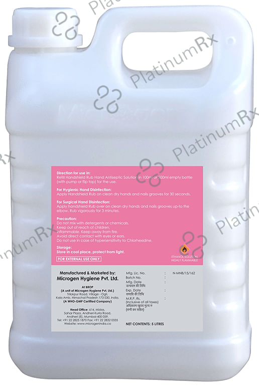 Microgen Handshield Rub 5 Ltr