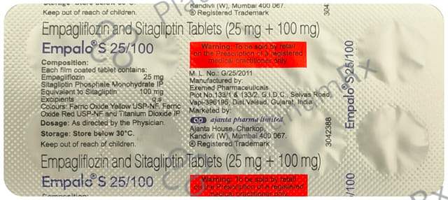 Empalo S 25/100mg Tablet 10s