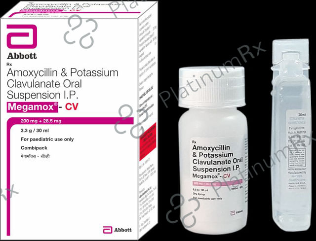 Megamox CV 200/28.5mg Powder For Oral Suspension 30ml