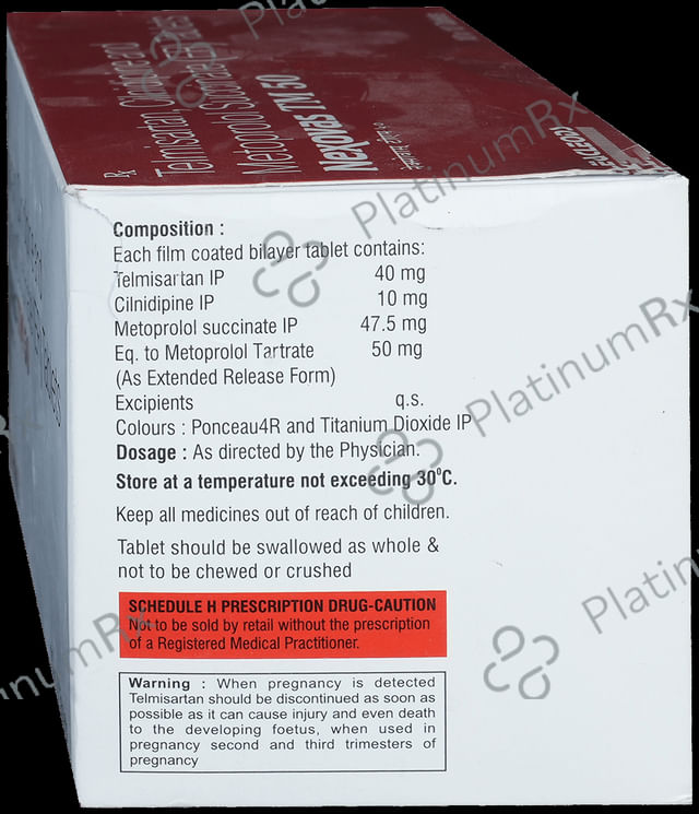 Nexovas TM 10/50/40mg Tablet ER 10s