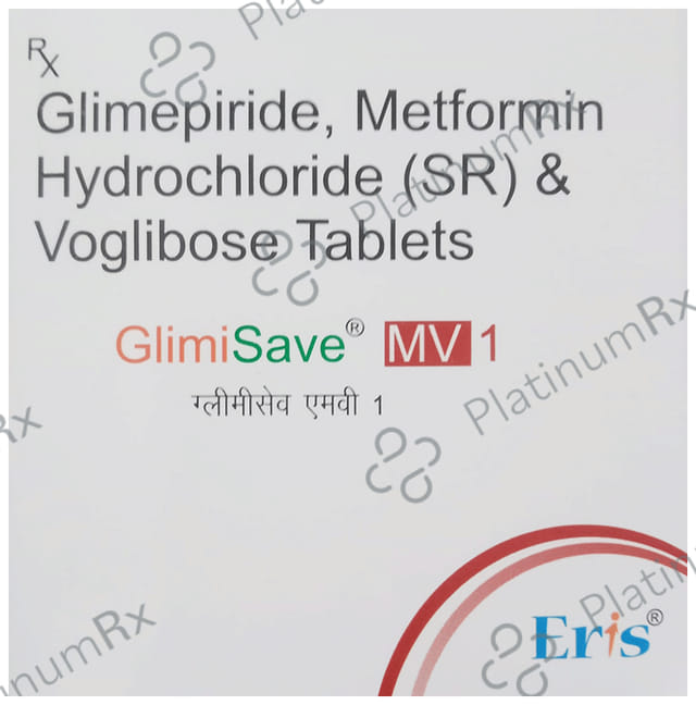Glimisave MV 1/500/0.3mg Tablet SR 15s