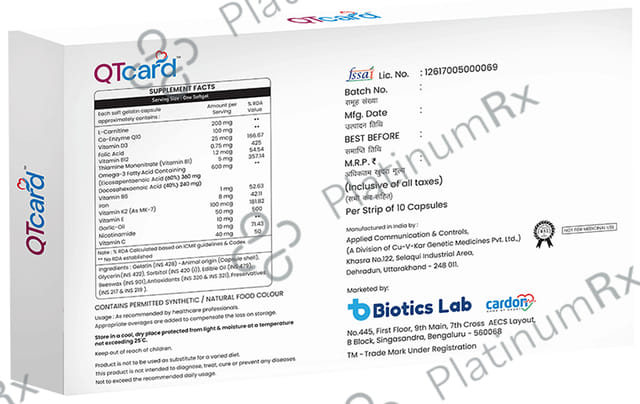 Qtcard Soft Gelatin Capsule