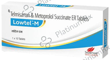 Lowtel M 50/40mg Tablet 10s