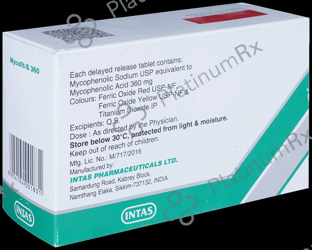 Mycofit S 360mg Tablet 10s