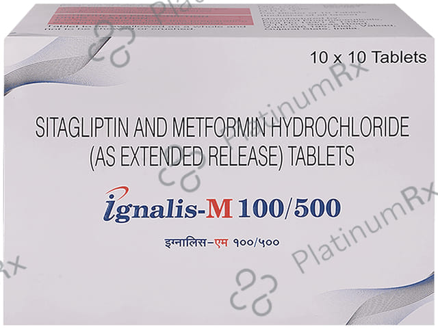Ignalis M 100/500mg Tablet PR 10s