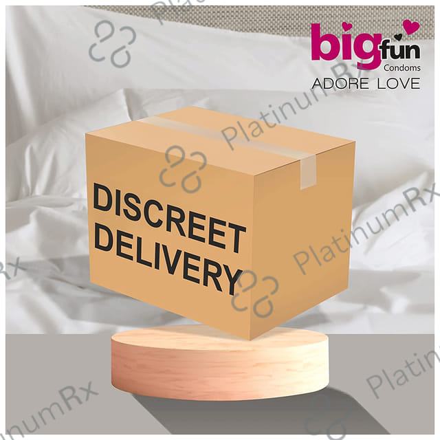 Bigfun Dotted, Ribbed & Contoured Xtra Time Condom 10s