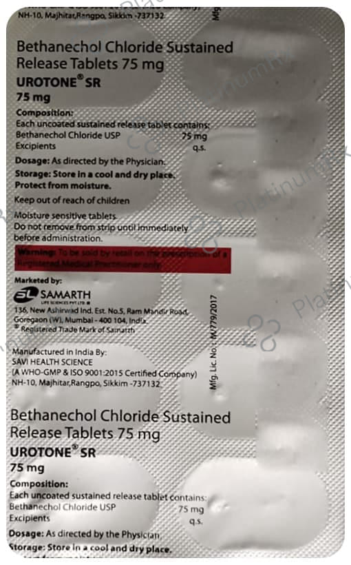 Urotone 75mg Tablet SR 10s