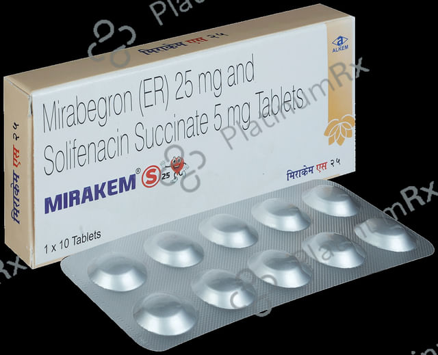 Mirakem S 25/5mg Tablet 10s