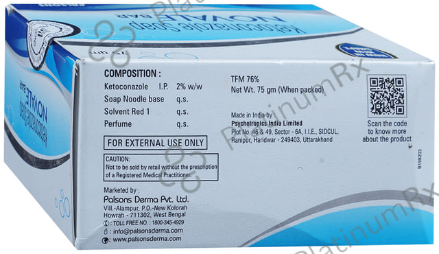 Novale Bar 2% Soap 75gm
