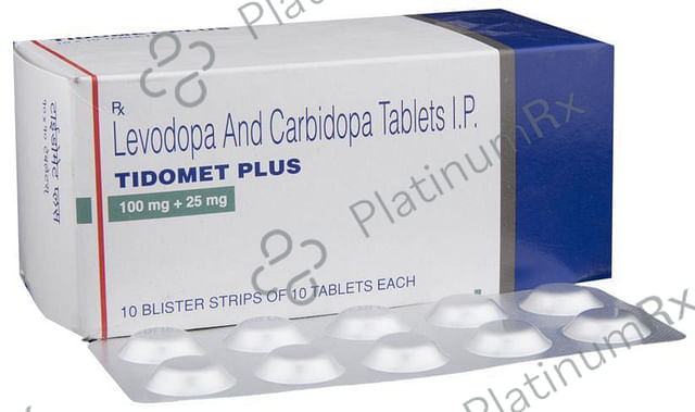 Tidomet Plus 25/100mg Tablet 10s