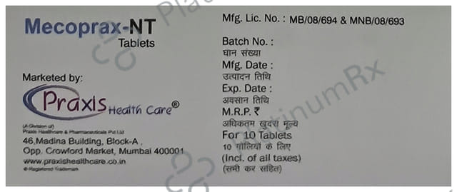 Mecoprax NT Tablet 10s