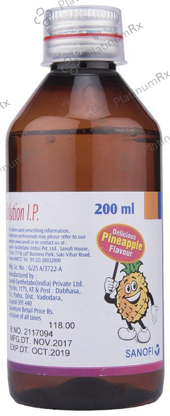 Valparin 200ml Oral Solution Pineapple