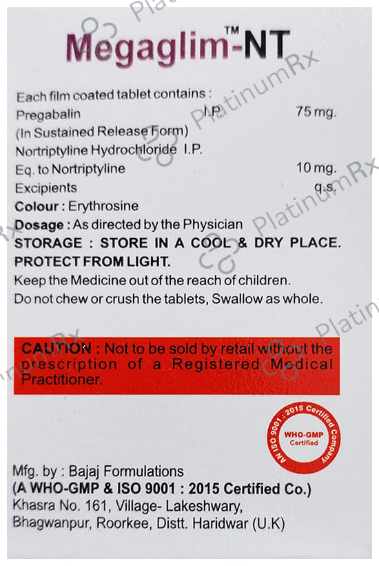 Megaglim NT Tablet SR 10s
