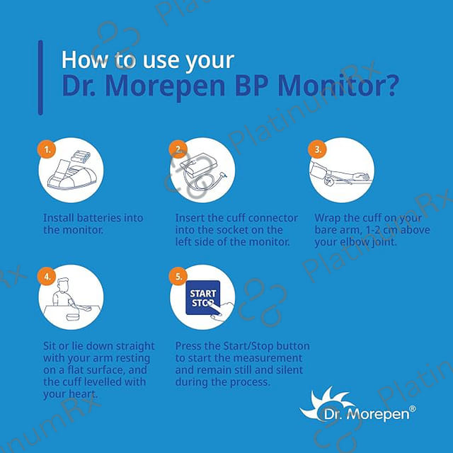 Dr Morepen BP 15 Blood Pressure Monitor 1s