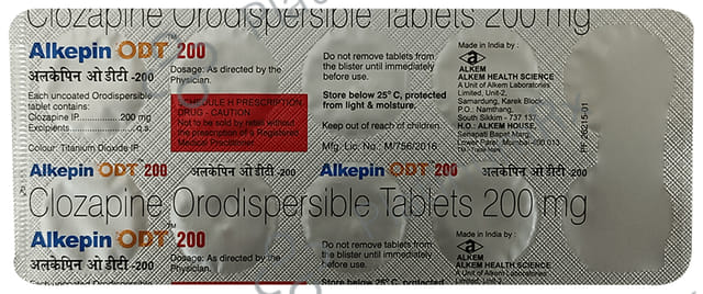 Alkepin Odt 200mg Tablet 10s