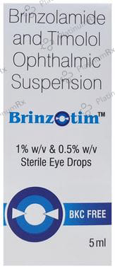 Brinzotim Eye Drop BKC Free