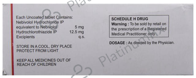 Nodon H 12.5/5mg Tablet 10s