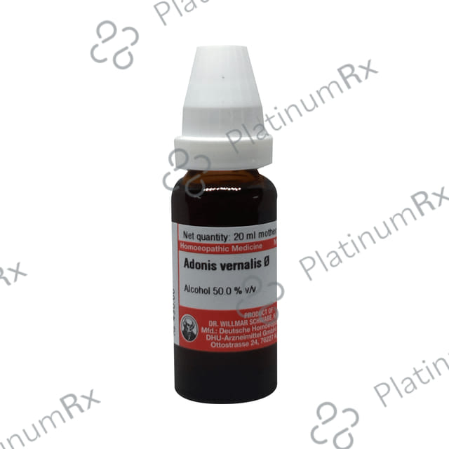 Dr Willmar Schwabe Germany Adonis Vernalis Mother Tincture Q