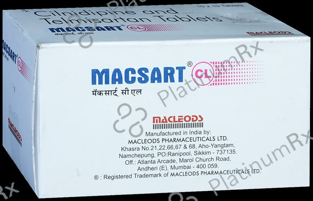 Macsart CL 10/40mg Tablet 10s