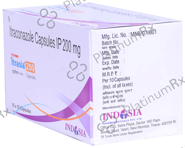 Itrasia 200mg Capsule 10s