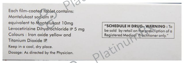 Allercet M 5/10mg Tablet 10s