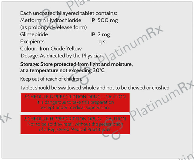 Kriam Pharma 2/500mg Tablet PR 15s