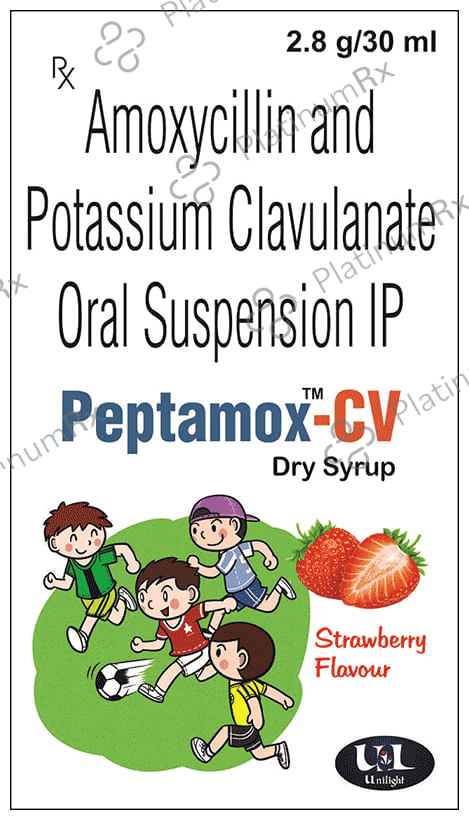 Peptamox-CV Dry Syrup Strawberry