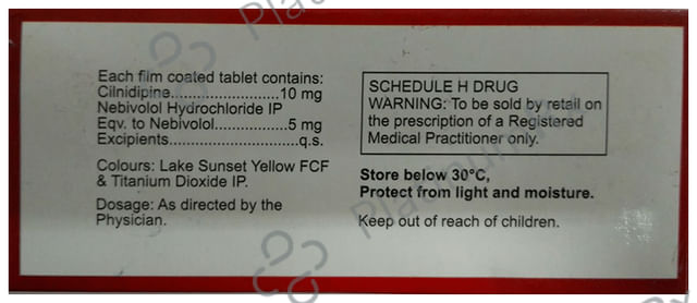 Cilnikem Beta 10/5mg Tablet 10s