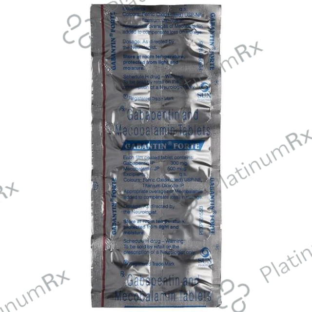 Gabantin Forte 300/500mg Tablet 10s