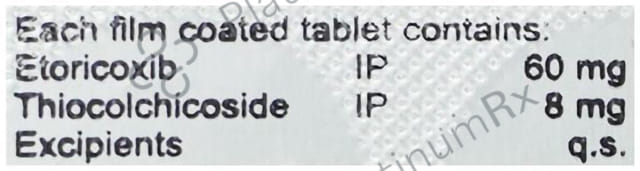 Etoshift MR 60/8mg Tablet 10s